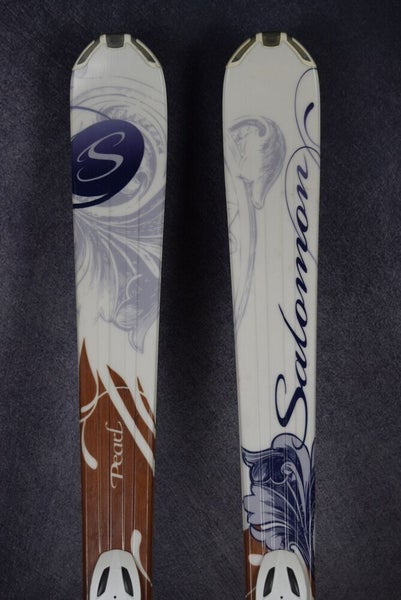 SALOMON PEARL SKIS SIZE 158 CM WITH SALOMON BINDINGS | SidelineSwap