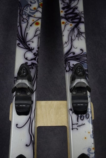 SALOMON MYNX SKIS SIZE 166 CM WITH ROSSIGNOL BINDINGS