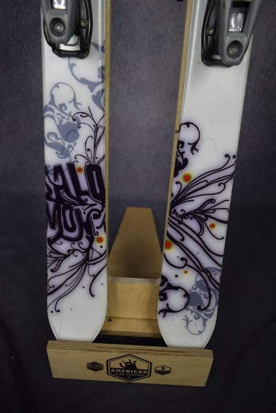 SALOMON MYNX SKIS SIZE 166 CM WITH ROSSIGNOL BINDINGS