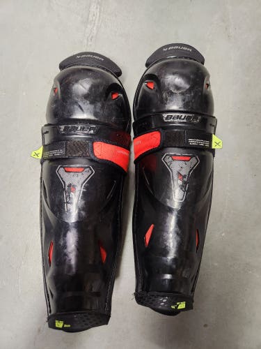 Senior Used Bauer Vapor 3X 14" Shin Pads