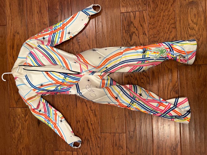 Women's Used Small Spyder U.S. Ski Team Ski Suit FIS Legal