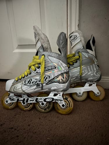 Mission Axiom T10 Revolt Size 6.5EE Inline Hockey Skates