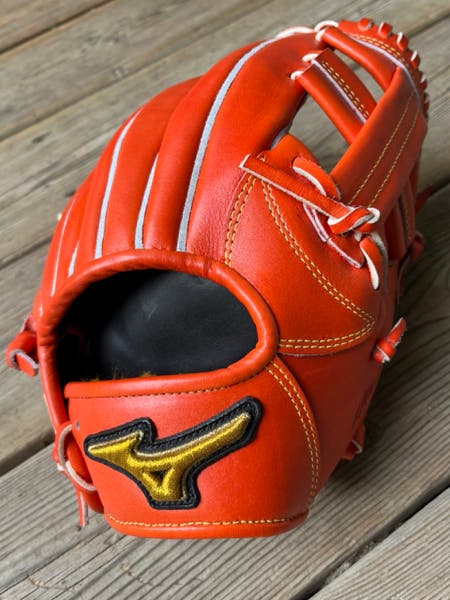 グローブ MIZUNO HAGA JAPAN MIZUNO PRO LTD BALL GLOVE MADE IN HAGA JAPAN RED-BLACK 12