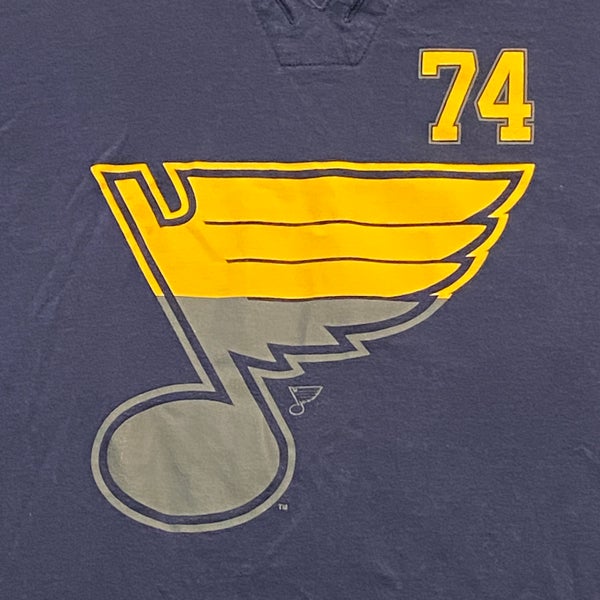 Vintage Y2K NHL PA St Louis Blues T Shirt Men Medium #74 TJ Oshie