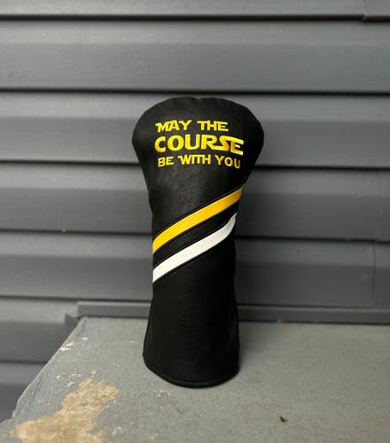 May The Course Be With You Wood Headcover