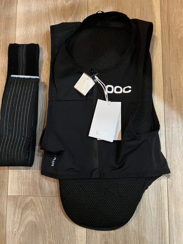 POC VPD Air Comp Jnr Medium Back Plate Uranium Black NWT