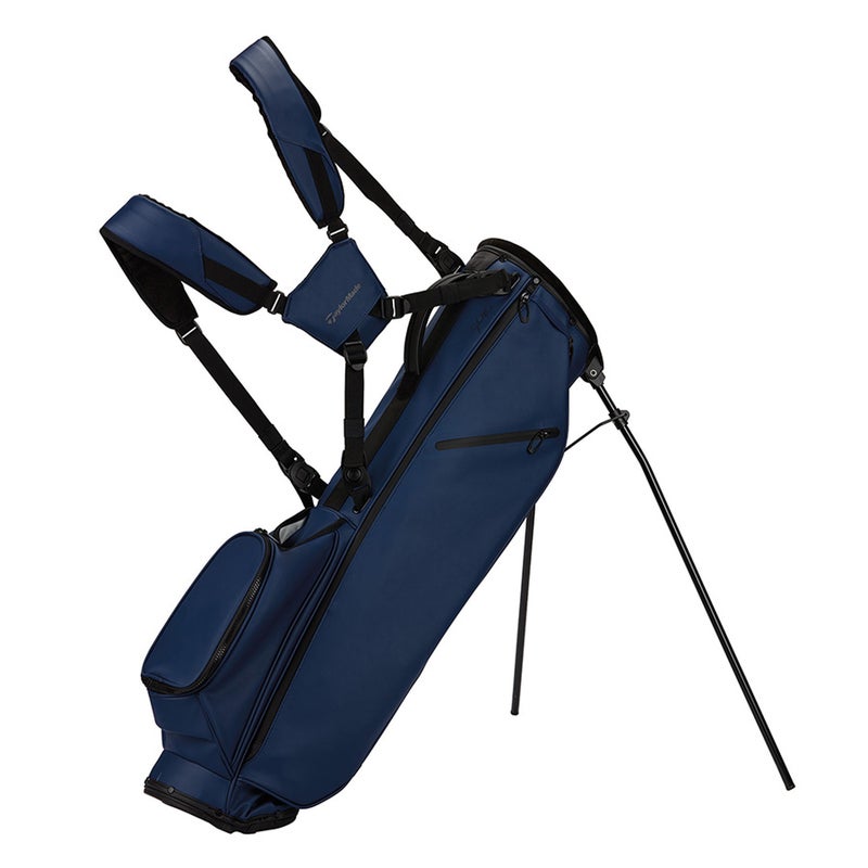 NEW 2023 TaylorMade Flextech Premium Carry Navy 3 Way Stand/Carry Golf Bag