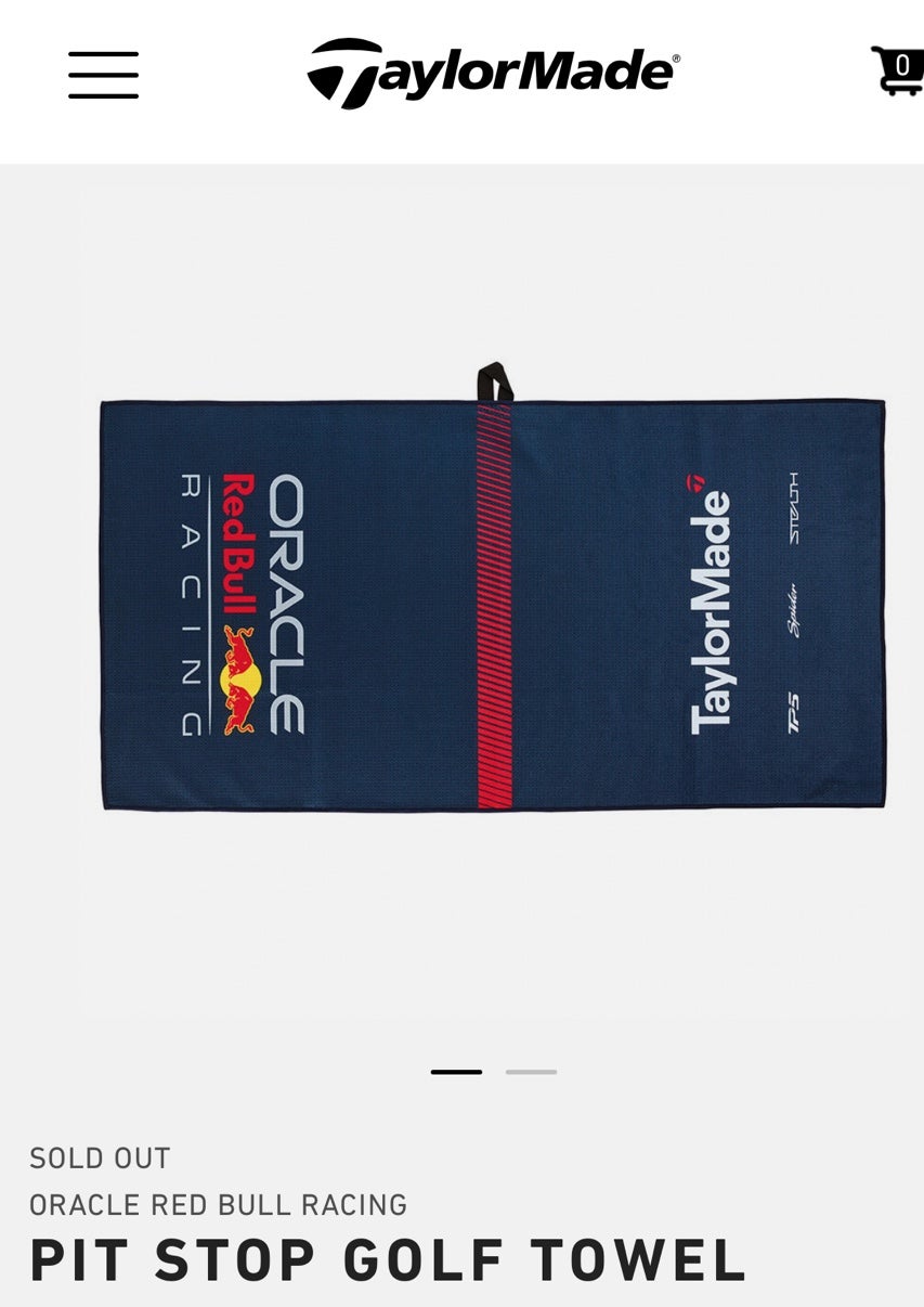 Red Bull Golf Towel | SidelineSwap | Buy and Sell on SidelineSwap