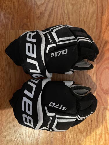 Used Bauer Supreme S170 Gloves 8"