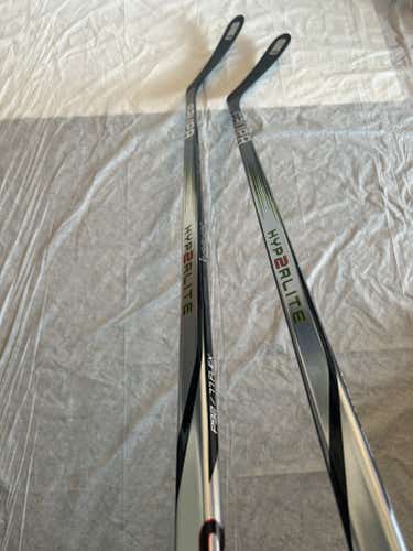 Bundle 2 X Bauer VAPOR HYPERLITE 2 Hockey Stick | 77 Flex P92 Curve | Senior Right Hand