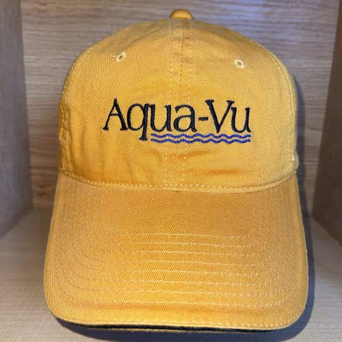 Aqua Vu View Strapback Hat Underwater Viewing Systems Cap Fishing Fisherman