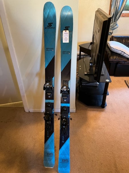Used 2022 Stockli Stormrider 95 Skis 166cm with Bindings Max Din 13