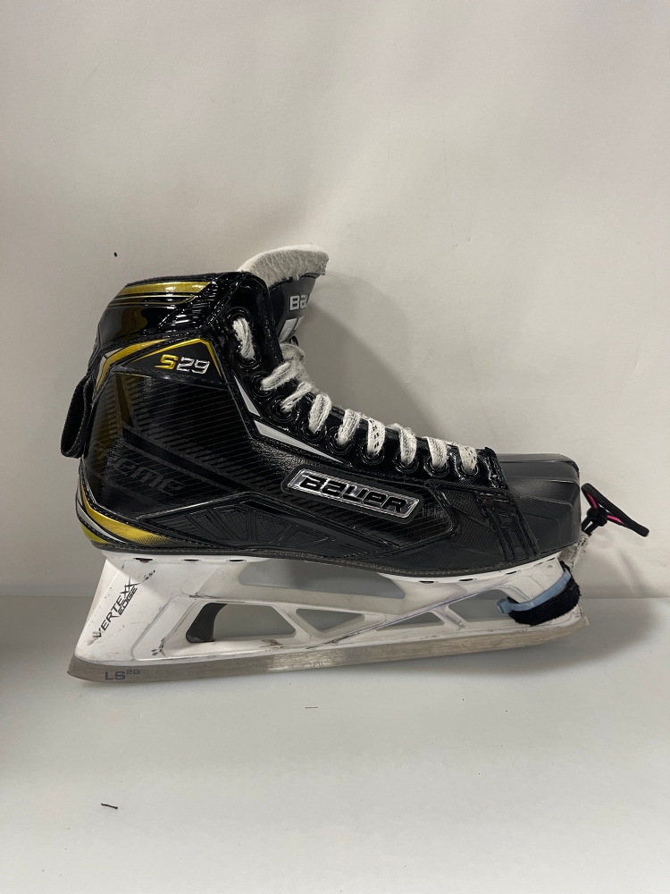 Used Bauer Regular Width  Size 7.5 Supreme S29 Hockey Goalie Skates