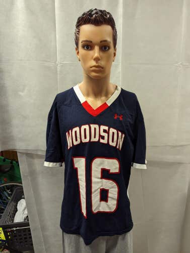 WT Woodson Cavaliers Game Used Lacrosse Jersey Under Armour L