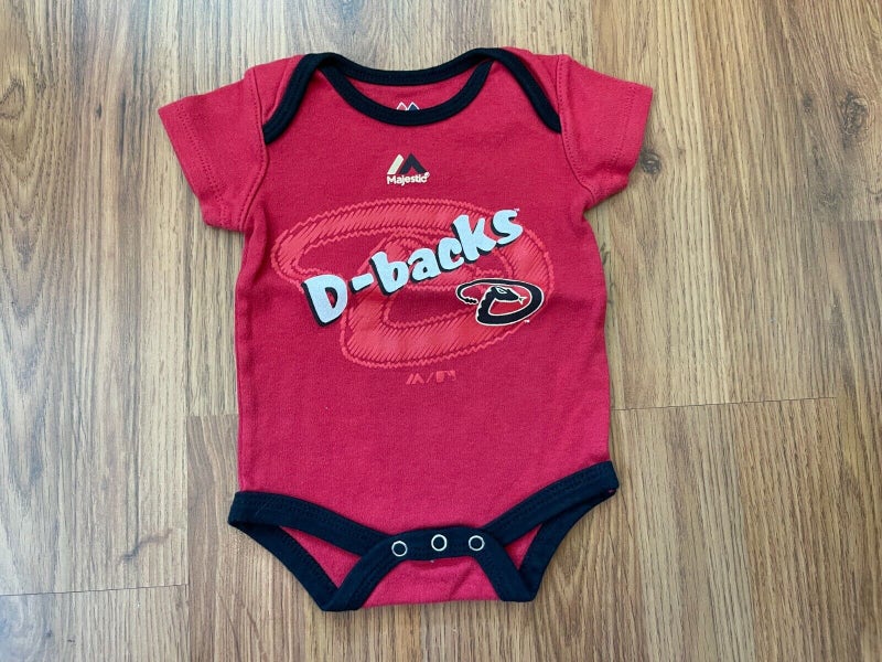Arizona Diamondbacks Dbacks MLB BASEBALL Boys Infant Size 0-3M Baby Body Suit!