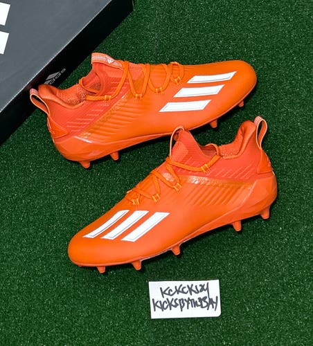 Adidas Adizero Football Cleats Orange FX1256 Mens size 12 creamsicle SM