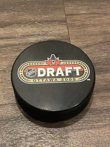 2008 NHL Entry Draft Hockey Puck