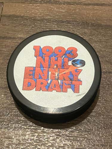 1993 NHL Entry Draft Hockey Puck