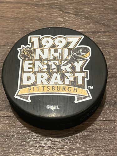 1997 NHL Entry Draft Hockey Puck