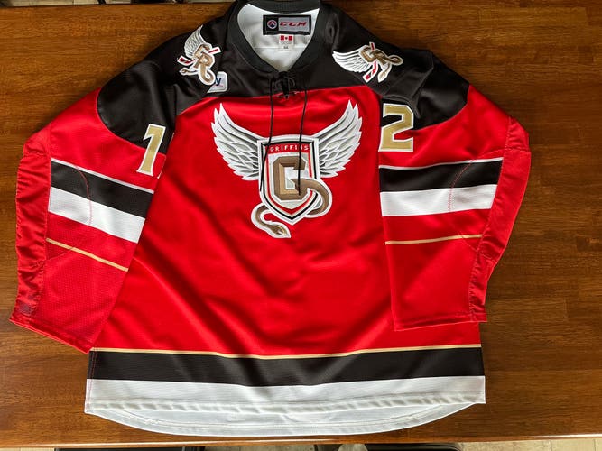 Game issued Grand Rapids griffins jersey size 56