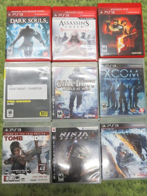 PS3 Play Station 3 Games * Choose 3 or 4 - Assassins Creed Resident Evil Ninja