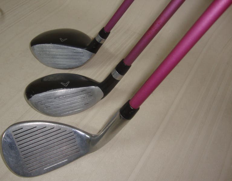 Callaway XJ Series 3,5, Woods, SW, Pink Shafts 53 To 60