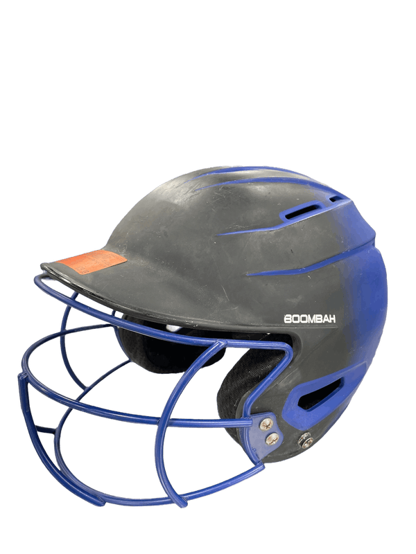 Used Boombah Helmet W Mask Md Baseball And Softball Helmets SidelineSwap
