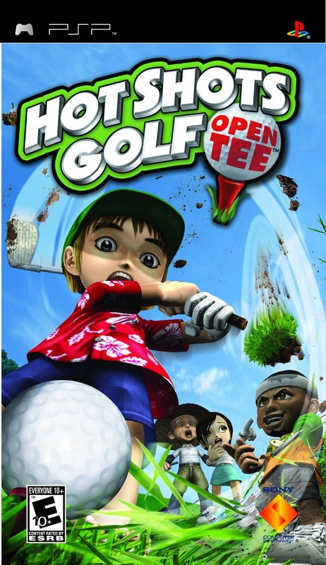 Hot Shots Golf Open Tee Sony PlayStation Portable PSP UMD Disc & Box Tested & Working