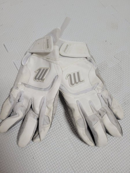 New Rawlings Pro Preferred Adult Batting Glove White Large