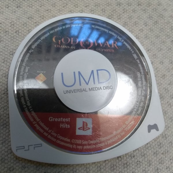 God of War Chains of Olympus GH Clear UMD Sony PSP Disc/Cartridge Only  711719865322