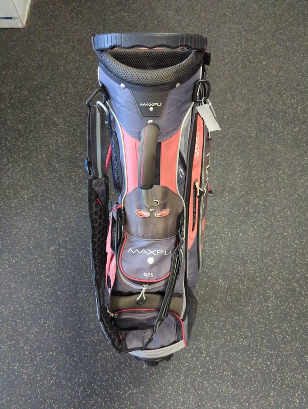 Used Maxfli U-series Gps Bag 5 Way Golf Stand Bags