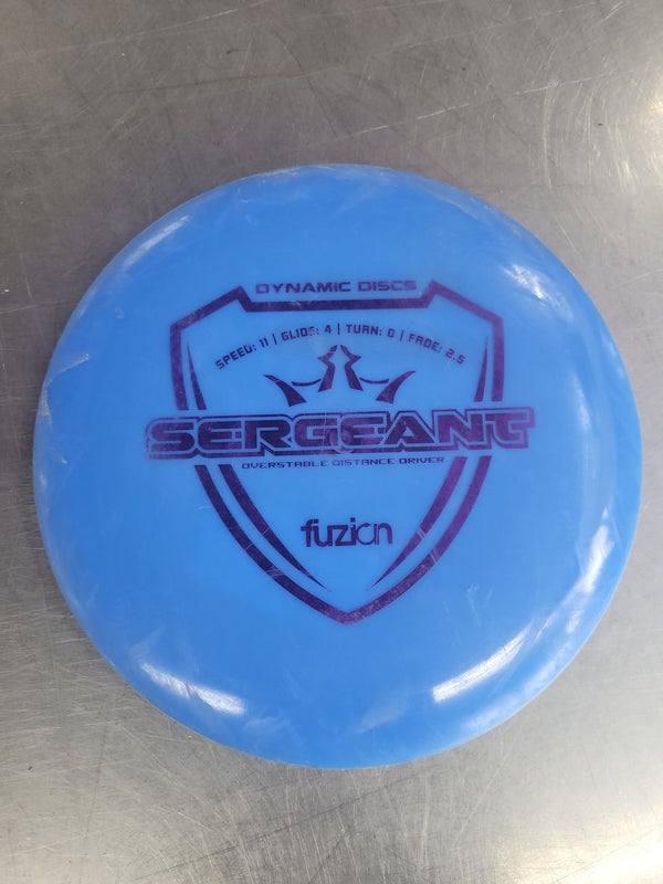 Used Dynamic Discs Sergeant Fuzion 173g Disc Golf Drivers