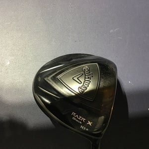 Men's Used Callaway Right Handed Razr X Black Driver Senior Flex 10.5 Loft