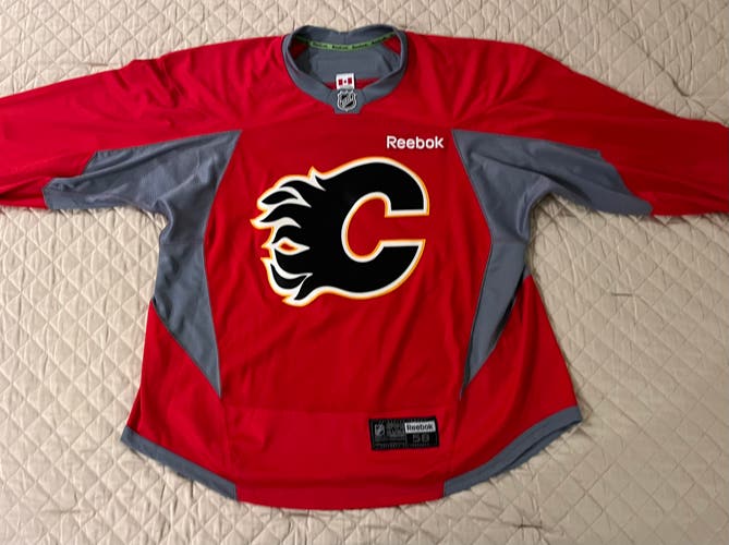 Calgary Flames Reebok Authentic Practice Jersey