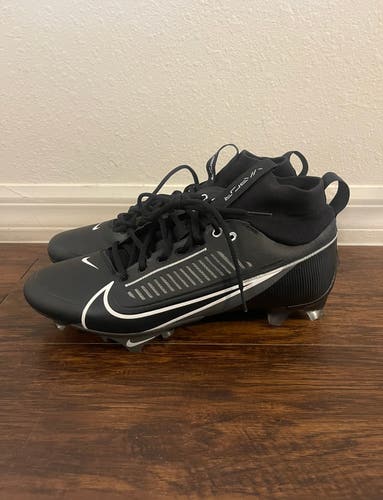 Nike Vapor Edge Pro 360 2 Black Football Cleats Mens Size 9 DA5456-010