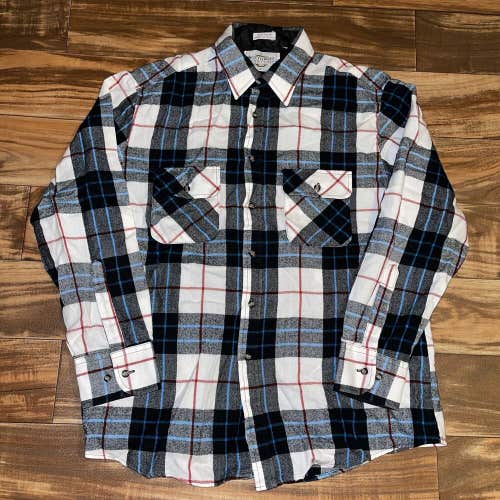 Vintage Northwest Territory Flannel Shirt Men’s Large Plaid Long Sleeve