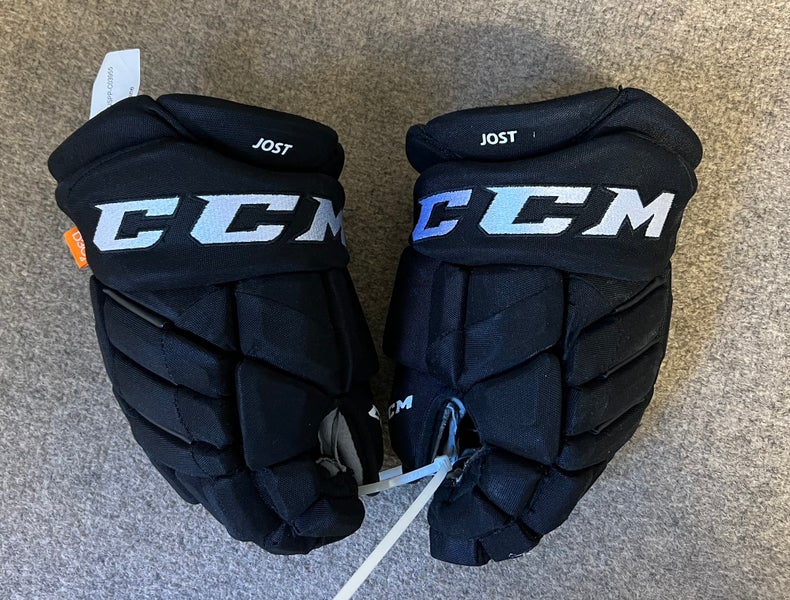 Colorado Avalanche Pro Stock Team Issue CCM Jetspeed Gloves 13” (Jost)