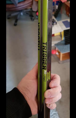 CCM Trigger 3D PMT Stick Righty Toe Senior Pro Stock