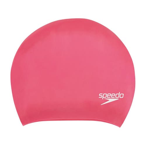 Speedo #670 Adult Silicone Swimming Dome Swim Cap - One Size, Pink