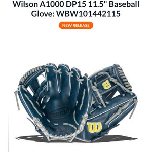 Brand New Wilson Right Hand Throw Infield A1000 Baseball Glove 11.5"