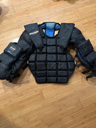 Goalie Chest Protector Brown