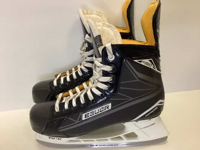 Used Bauer Supreme S150 Sr Sz 10.5 Senior 10.5 Ice Hockey Skates
