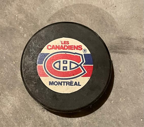 Montreal Candiens Game Puck