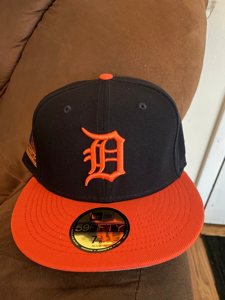 Detroit Tigers New Era MLB 125th Anniversary Fitted Hat 7 3/8