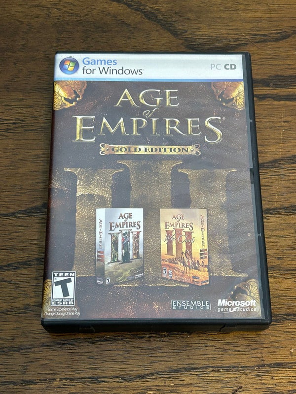 Age of Empires III: Gold Edition (PC, 2007) GOOD CONDITION!!!