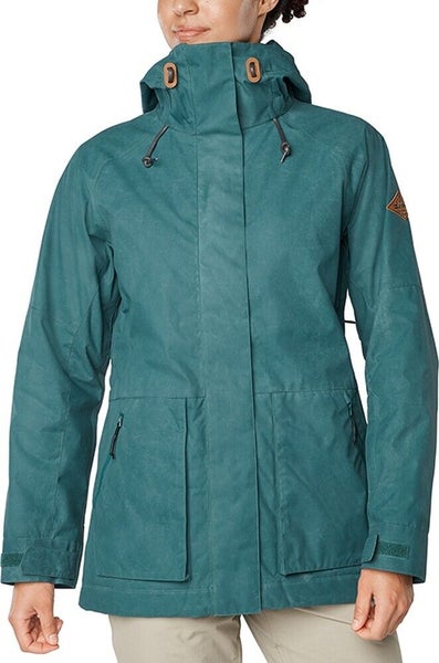 Dakine Weatherby Insulated Snowboard Jacket, Women's Medium, Deep Teal Green New