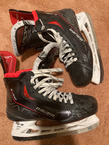 Used Bauer Size 9.5 Vapor 3X Pro Hockey Skates