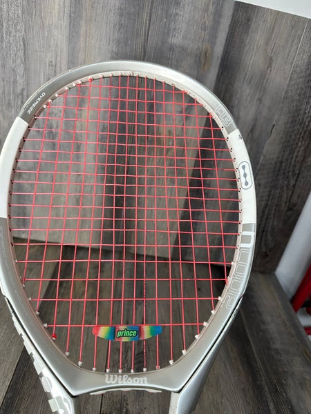 Wilson 62 Ncode Racket Wilson NCode N3 Tennis Racquet Oversize 113 Pattern 16x19 Grip 4 3/8 ...