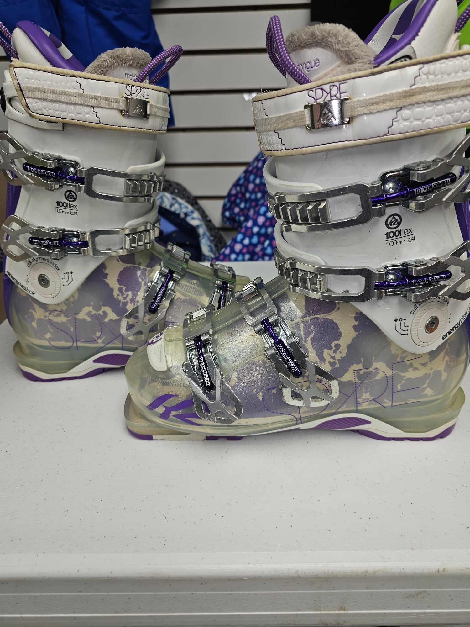 Used Women's K2 All Mountain Spyne Ski Boots Medium Flex