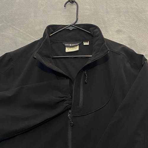 Black Diamond Jacket Men Medium Full Zip Black Long Sleeve Technical Softshell